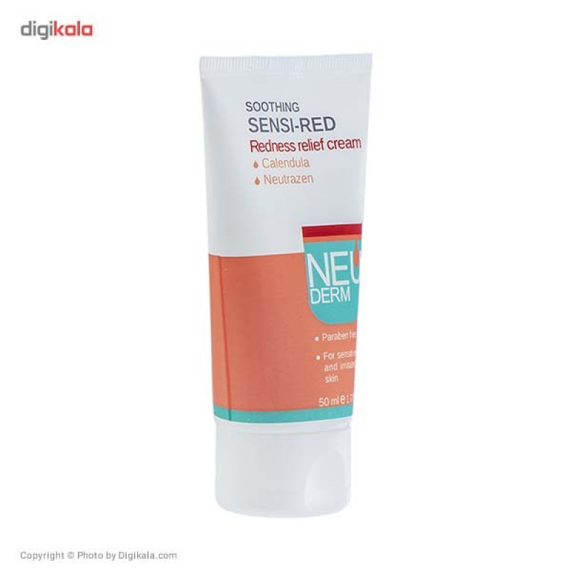 کرم ترمیم کننده نئودرم مدل Soothing Sensi-Red حجم 50 میلی لیتر