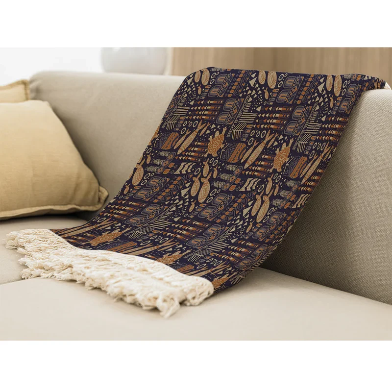 شال مبل بارمان دکور طرح  تمدن  کد 40 سایز 98x180 سانتی متر