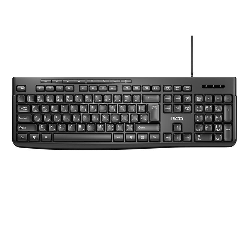 ماوس و کیبورد با سیم تسکو مدل TKM 8057