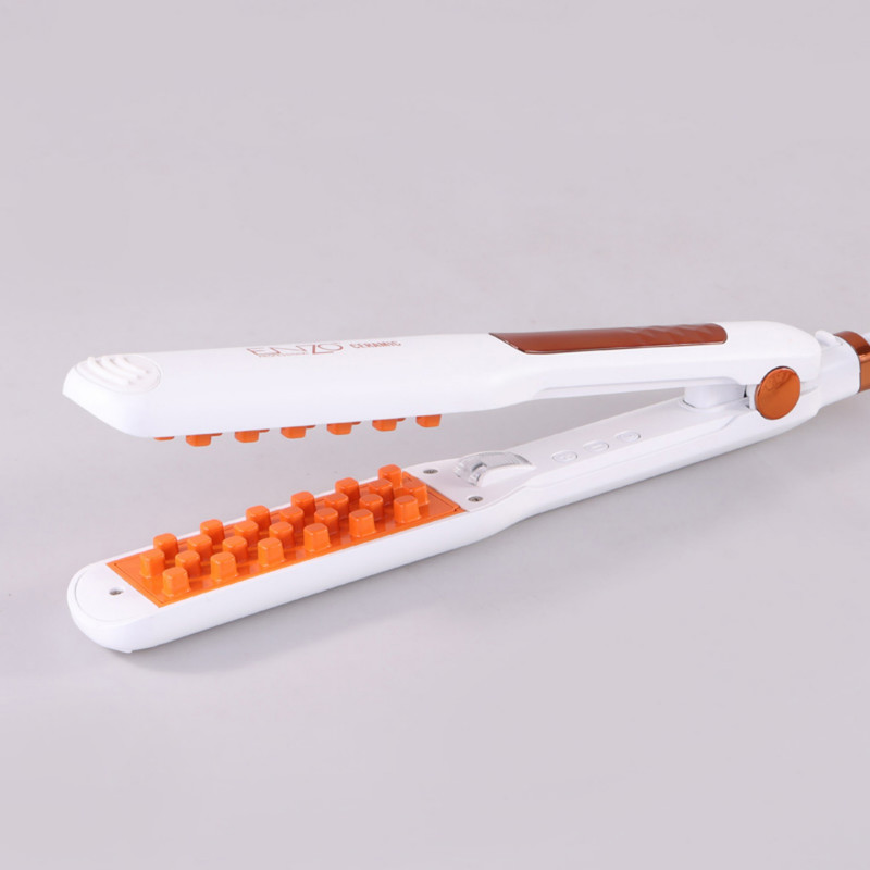 اتو و حالت‌دهنده‌ی مو حرفه ای انزو پروفیشینال مدل EN-3894 2in1 به همراه برس حرارتی