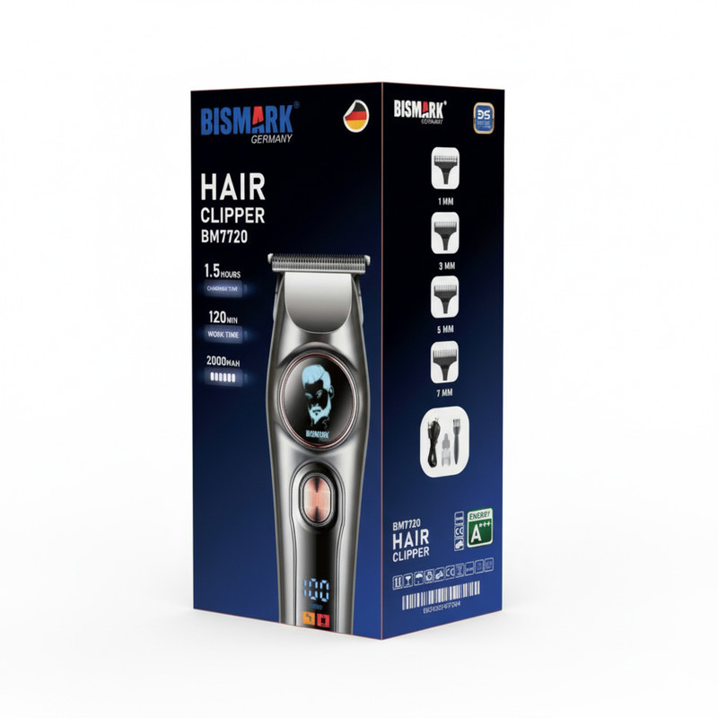 ماشین اصلاح موی سر و صورت شارژی بیسمارک مدل BM7720