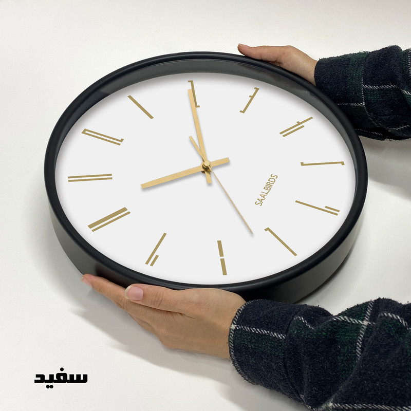 ساعت دیواری کوارتز سال بردز طرح مینیمال مدل CW-935TL