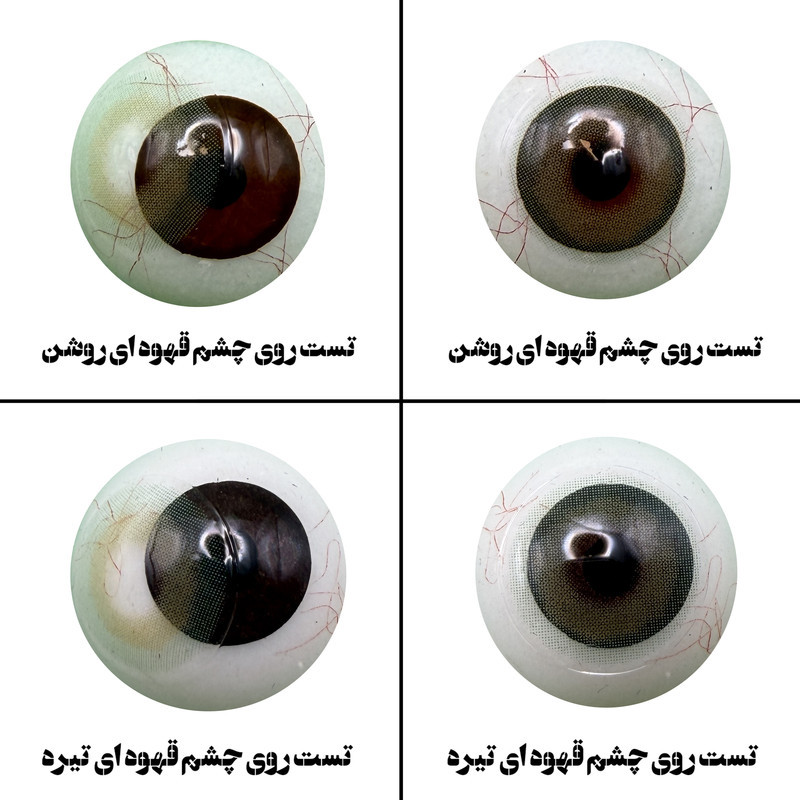 لنز چشم رویال ویژن مدل PIXY GRN کد 39 رنگ سبز طبیعی بدون دور