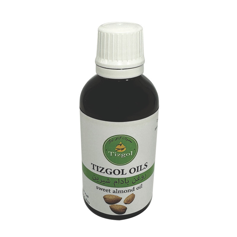 روغن بادام شیرین تیزگل مدل 008 حجم 100 میلی لیتر بسته 2 عددی