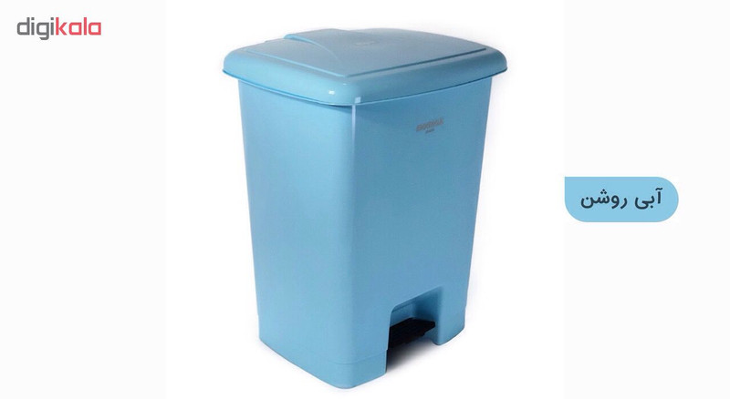 سطل زباله پدالی ممتاز پلاستیک مدل 710 ظرفیت 7 لیتری