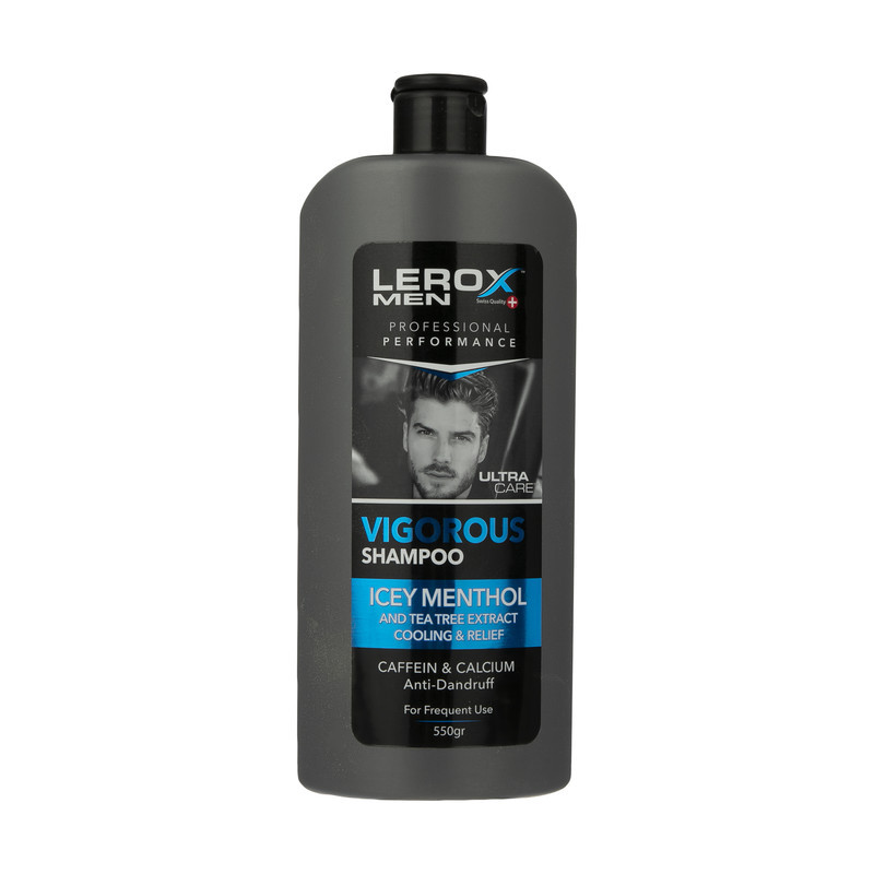 شامپو ضد شوره مو لروکس مدل Vigorous وزن 550 گرم
