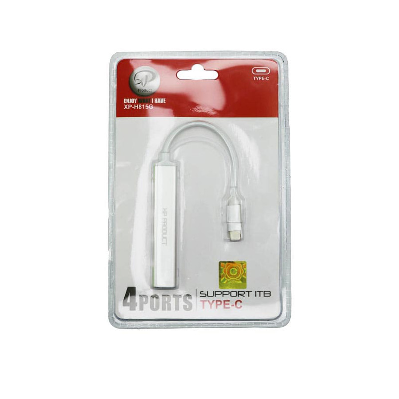 هاب 4 پورت USB-C ایکس پی پروداکت مدل XP H-815