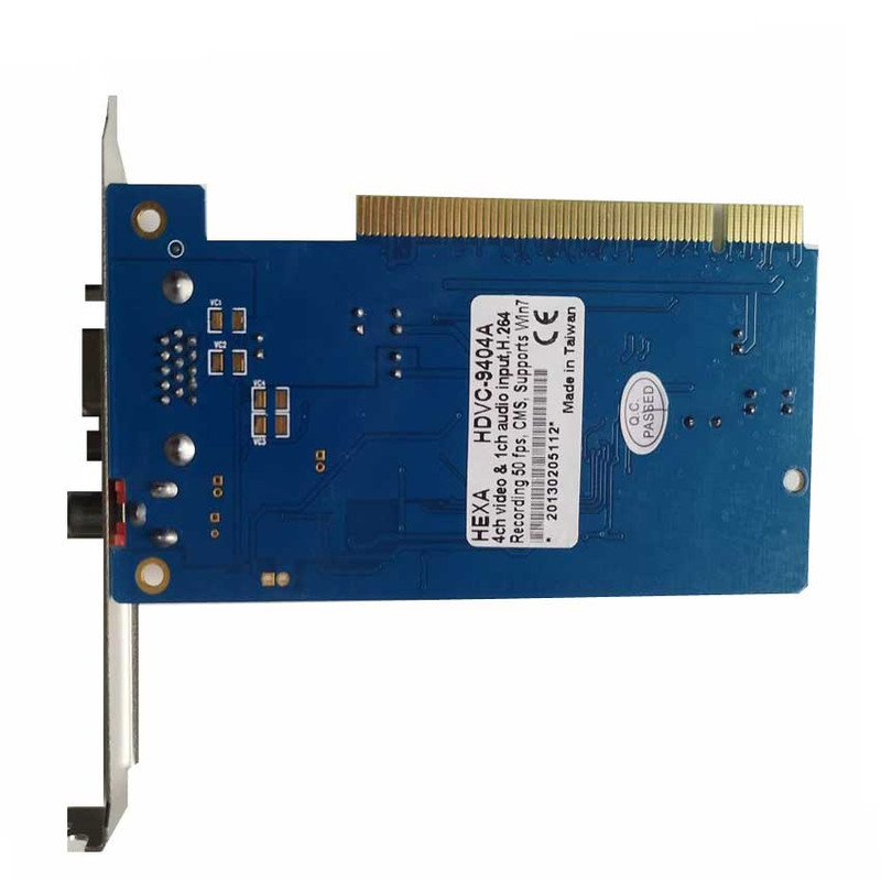 کارت ضبط کننده ویدیویی 4 کاناله هگزا مدل Hdvc-9404A