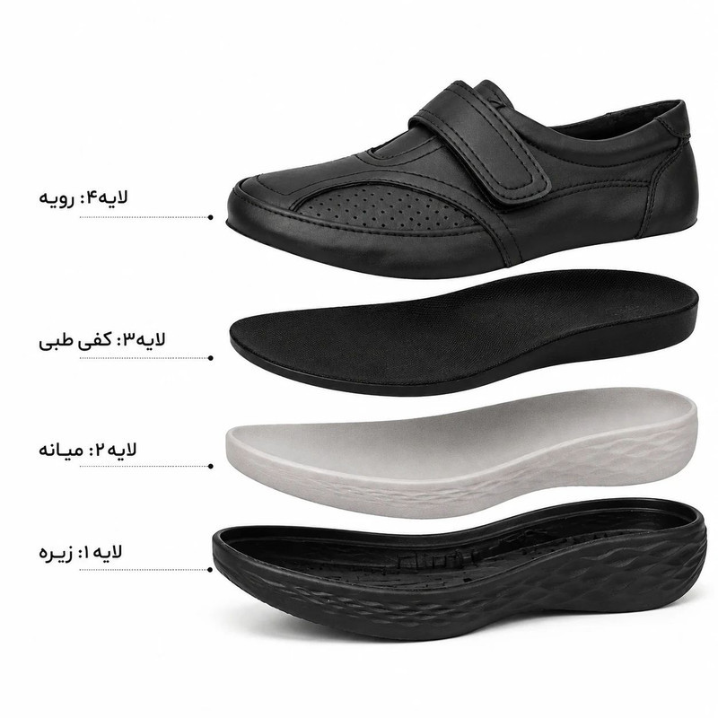 کفش روزمره زنانه کروماکی مدل km165