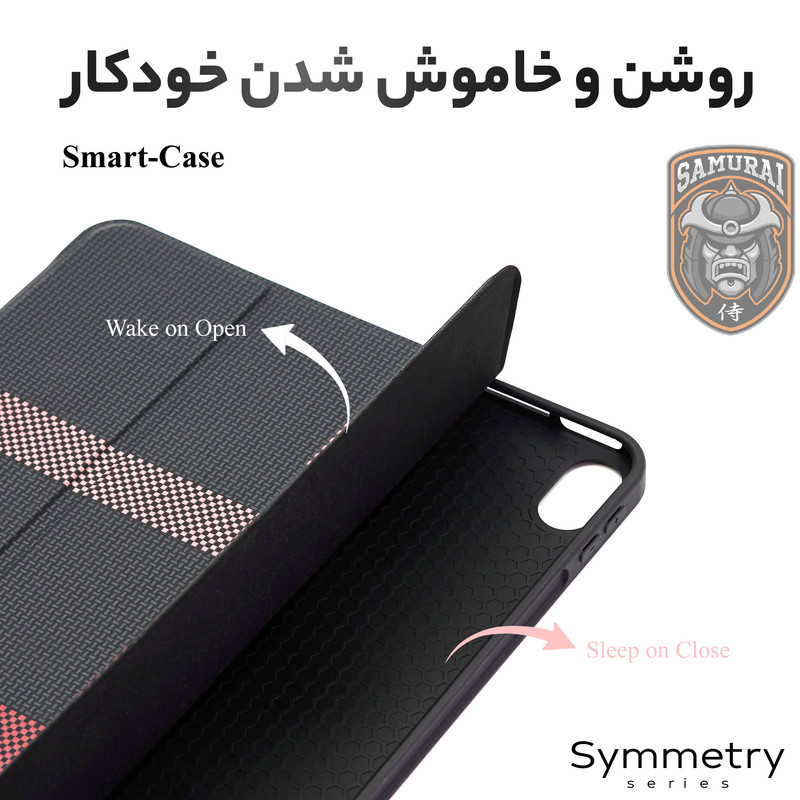 کیف کلاسوری سامورایی مدل Symmetry مناسب برای تبلت اپل iPad 10th Generation 10.9 inch 2022  iPad 11 inch 2025