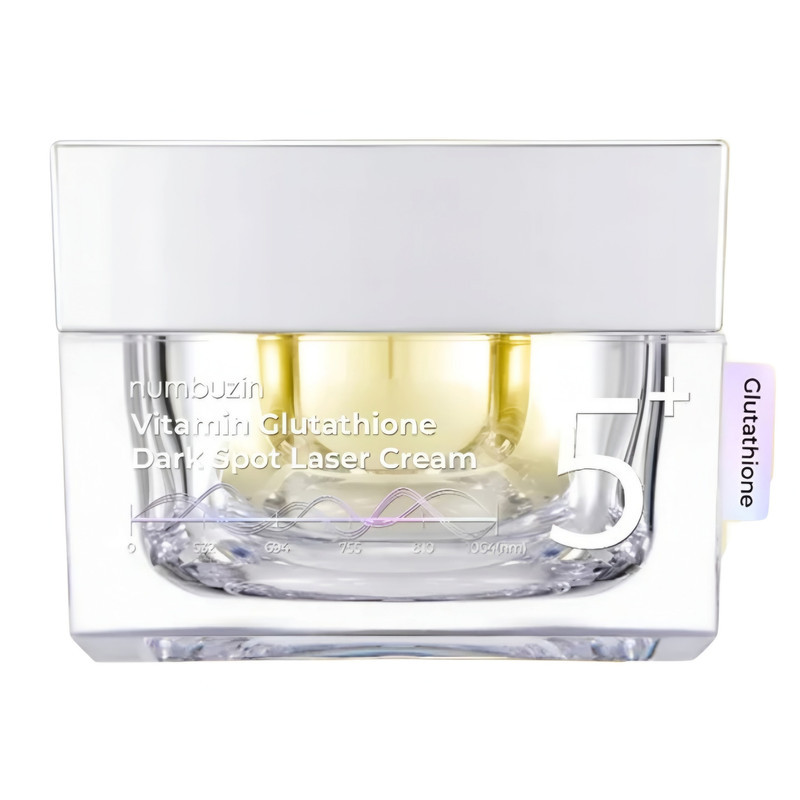 کرم روشن کننده و ضد لک نامبوزین مدل +5 Glutathione  مناسب برای انواع پوست حجم ۵۰ میلی لیتر