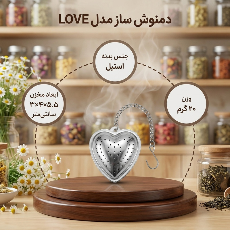 دمنوش ساز مدل LOVE