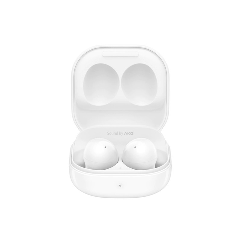 هدفون بلوتوثی سامسونگ مدل Galaxy Buds 2 با نویز کنسلینگ فعال (ANC)، درگاه شارژ USB Type-C، دارای میکروفون داخلی و دو میکروفون خارجی، مقاوم در برابر رطوبت و عرق