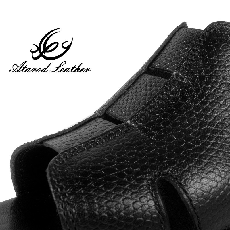 صندل زنانه چرم عطارد مدل چرم طبیعی کد SH207