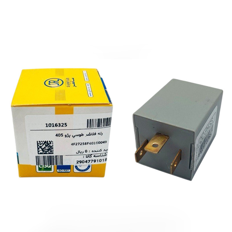 رله فلاشر سامفر مدل 3 پین کد 01 مناسب برای پژو 405
