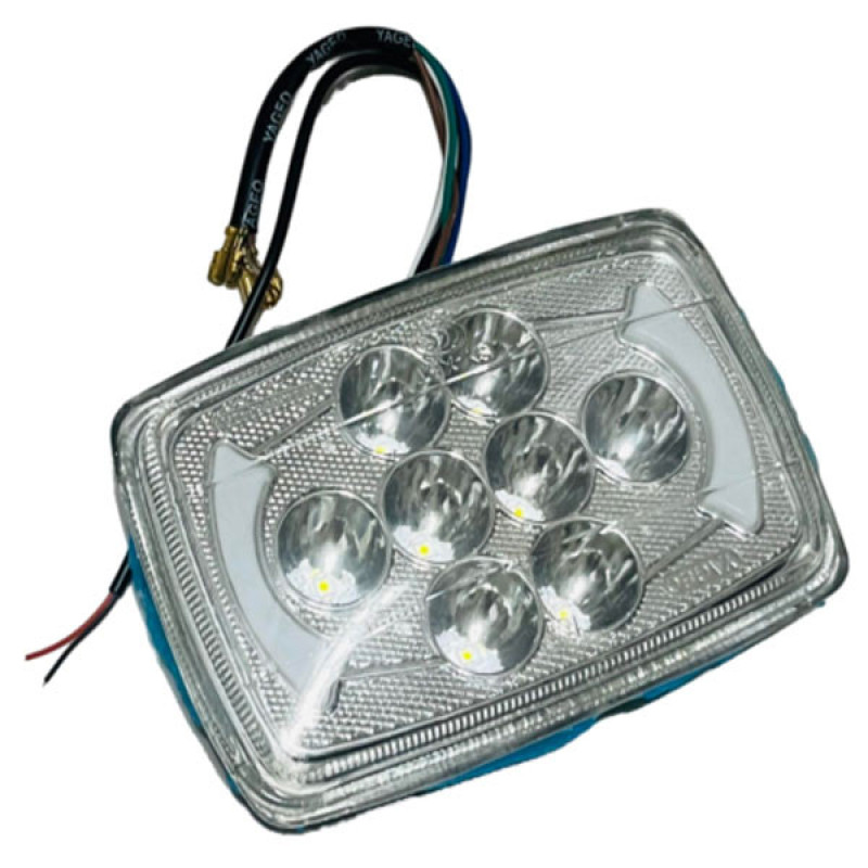 چراغ جلو بلوری ال ای دی موتور سیکلت وارون مدل 8 لنزه کد W-26-SMD-CC مناسب برای هوندا