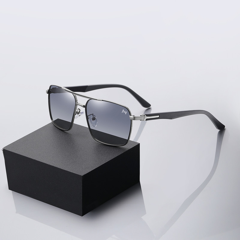 عینک آفتابی خلبانی مردانه آلبرت وگ مدل 6307C98P87 Polarized Albert Vogue