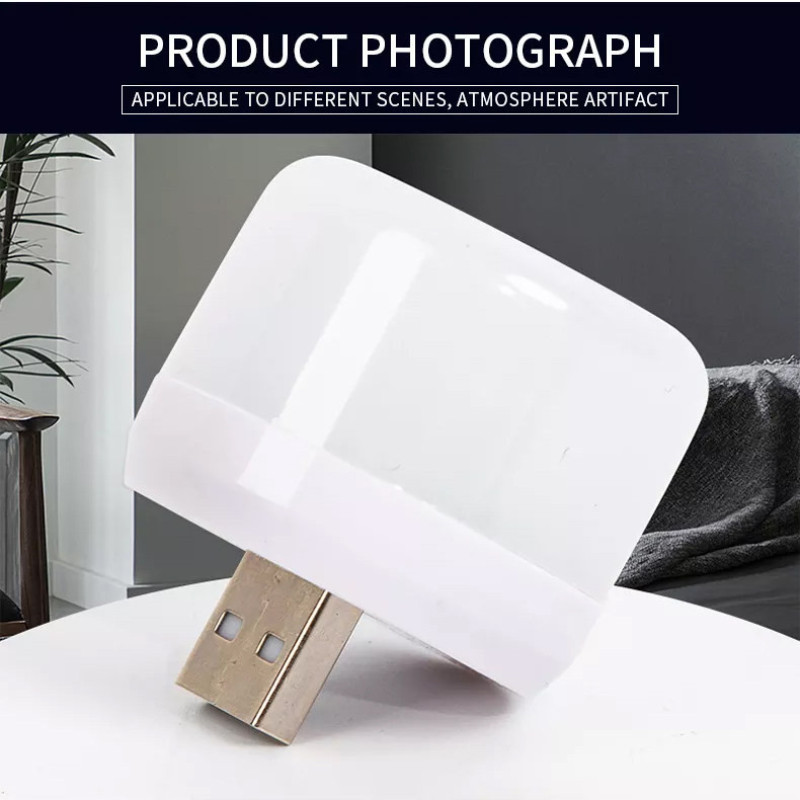 چراغ قوه مدل USB LIGHT بسته 2 عددی