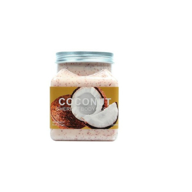 اسکراب لایه بردار پوست وکالی مدل Coconut حجم 350 میلی لیتر