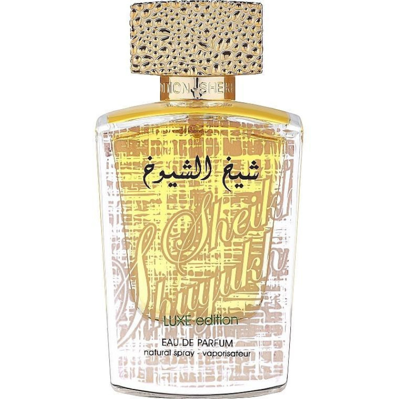ادو پرفیوم مردانه لطافه مدل شیخ الشیوخ لوکس ادیشن با رایحه شیرین حجم 100 میلی لیتر