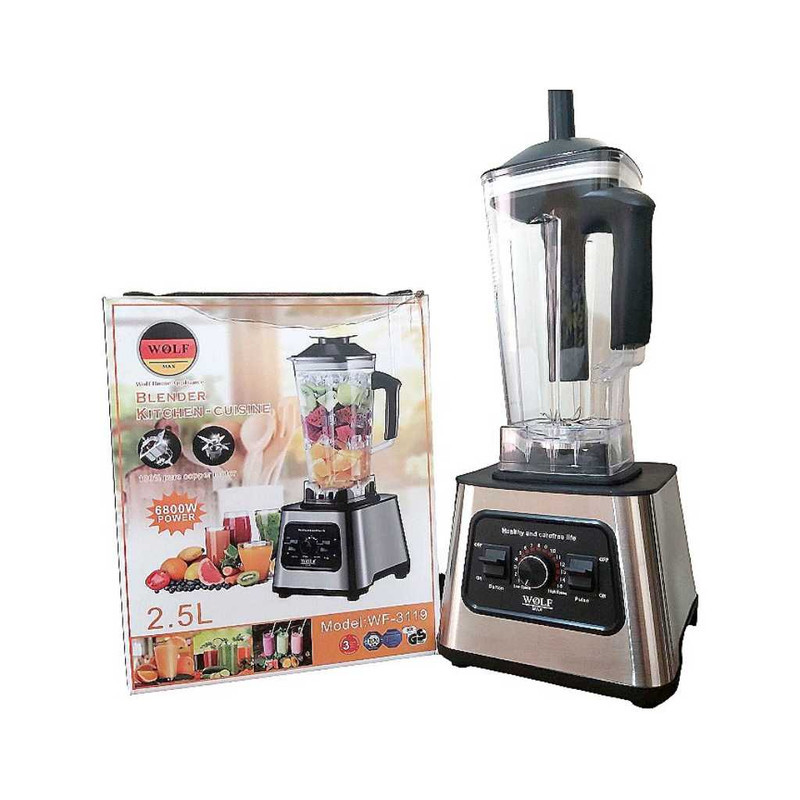مخلوط کن 2.5 لیتر لیتری ولف مدل WF-3119 هشت تیغ