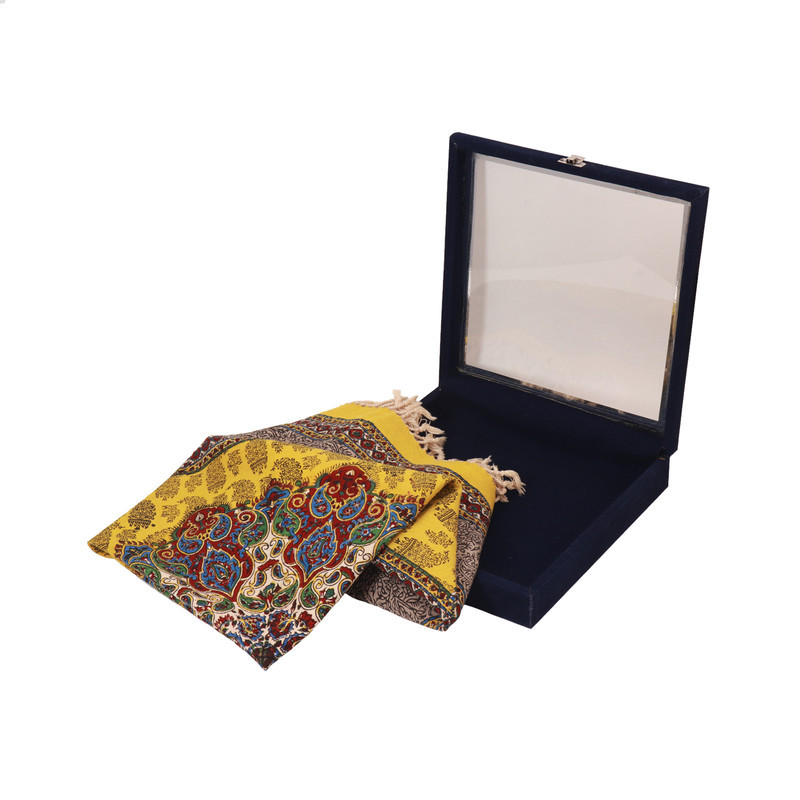 رومیزی قلمکار مدل چاپا پلاس کد 03