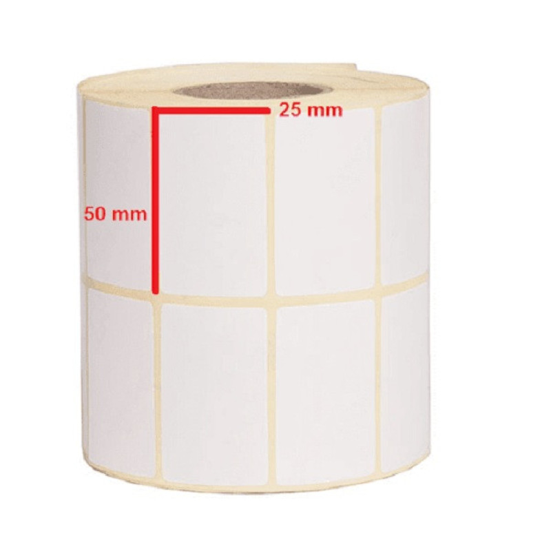 برچسب پرینتر لیبل زن مدل 25x50