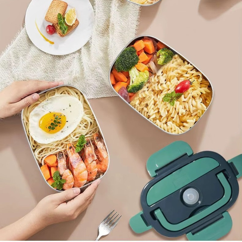ظرف غذای برقی مدل آرینا به همراه کیف و قاشق