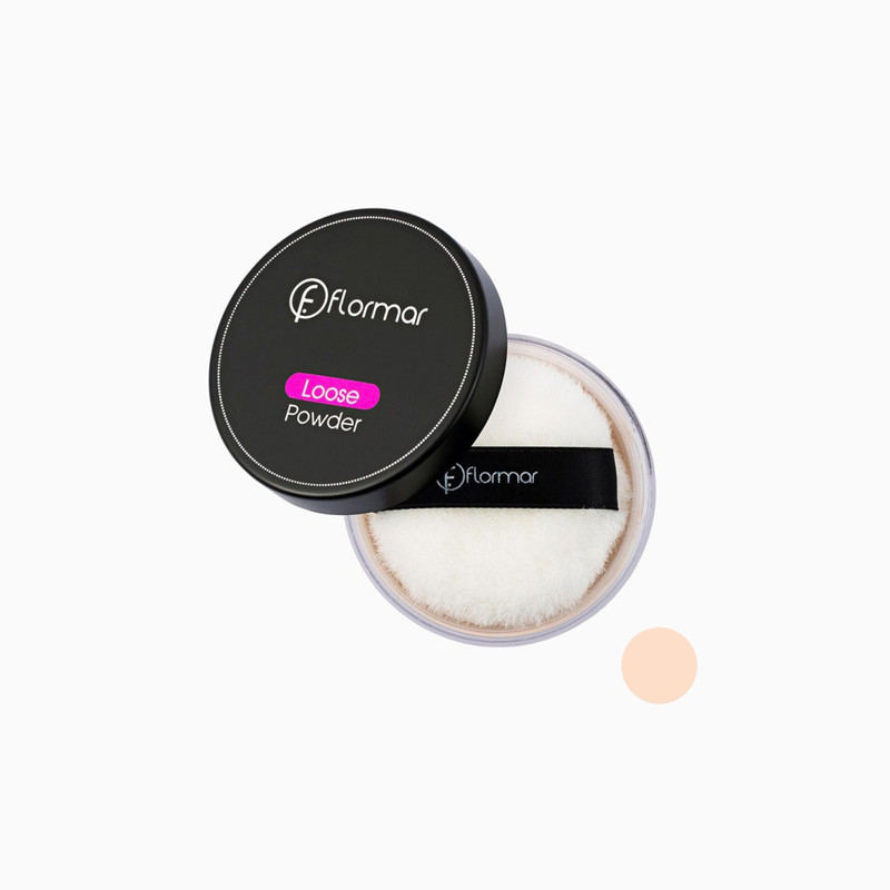 پودر تثبیت کننده آرایش فلورمار مدل Loose Powder شماره 01