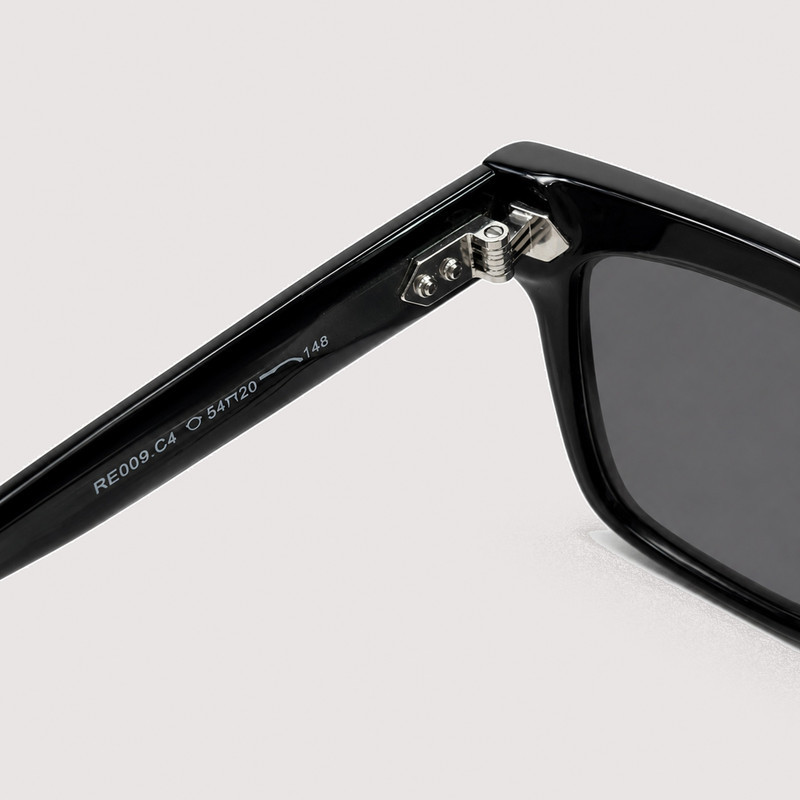 عینک آفتابی پلاریزه و UV400 ویفرر(Wayfarer) مردانه ریزالت مدل RE009C4