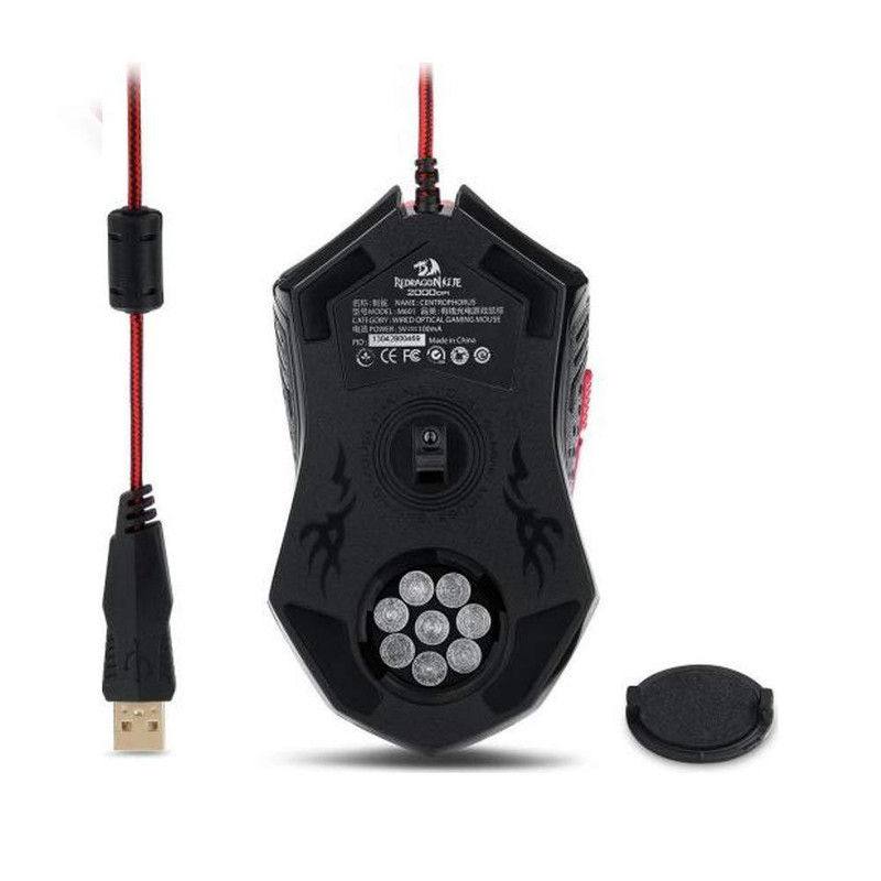 ماوس مخصوص بازی ردراگون مدل CENTROPHORUS-2 M601