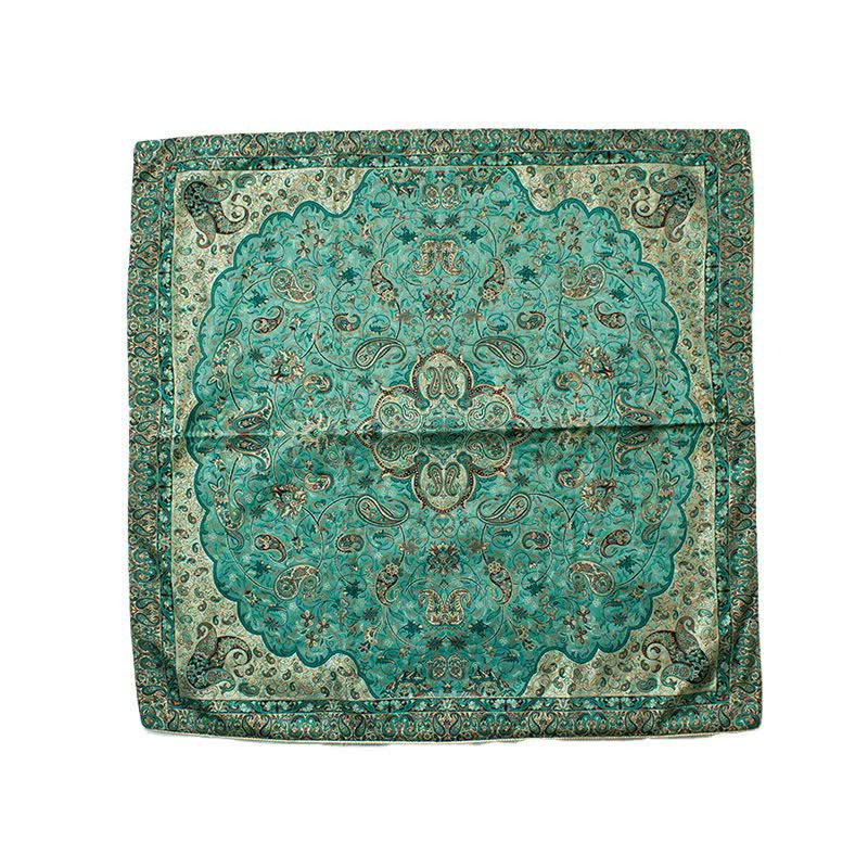 رومیزی ترمه نگین خاتم طرح شاه عباسی یزد کد ya90242104
