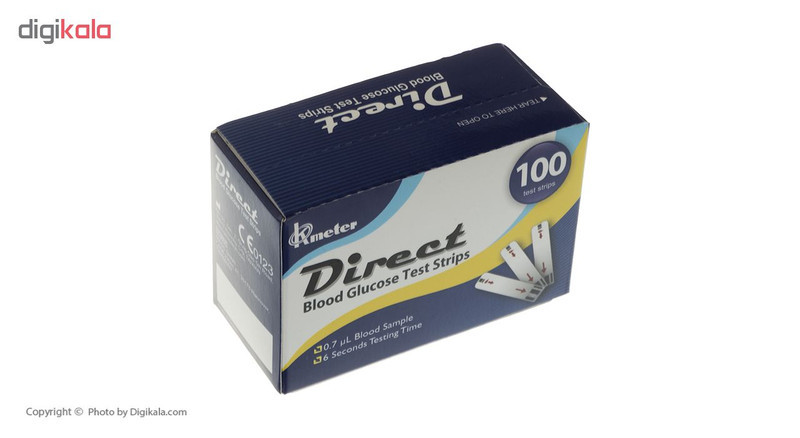 نوار تست قند خون دایرکت مدل 1003 بسته 100 عددی