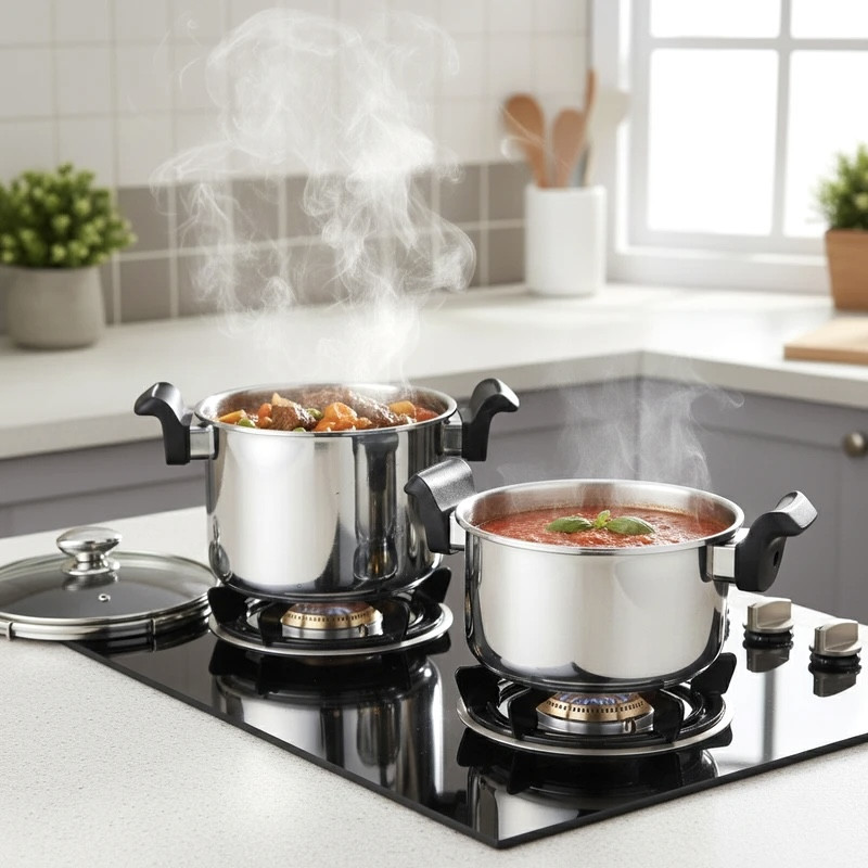 زودپز دوقلو یونیک اولترا مدل UA-3001 گنجایش 7 و 5 لیتر