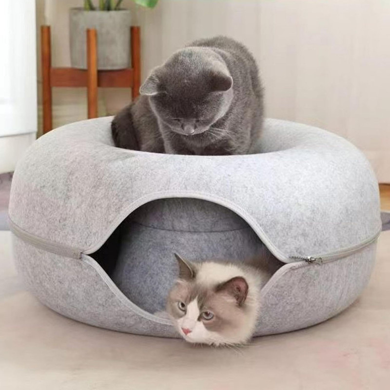 جای خواب و تونل گربه مدل Donut