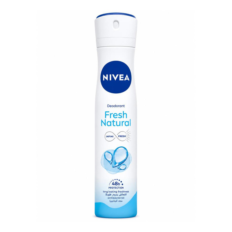 اسپری دئودورانت زنانه نیوآ مدل 48H Fresh Natural حجم 200 میلی‌لیتر