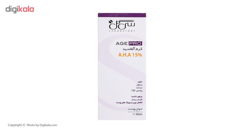 کرم ضد چروک سی گل مدل Alphacid حجم 40 میلی لیتر