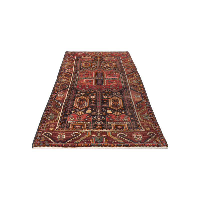 فرش دستبافت چهار متری طرح کردی کد 10.48.2998
