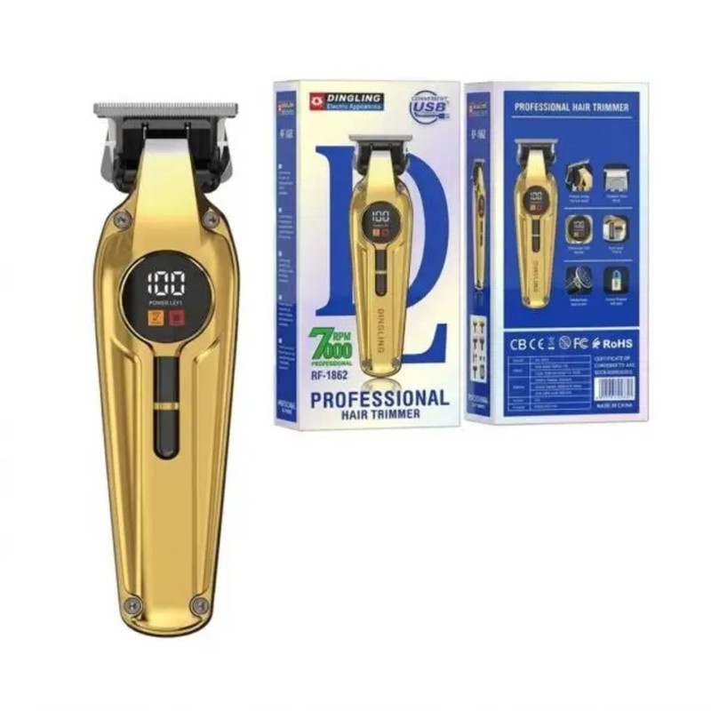 ماشین اصلاح موی سر و صورت شارژی دینگ لینگ مدل rf-1862