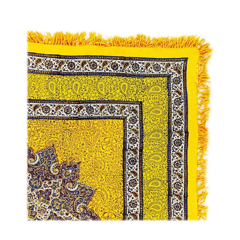 رومیزی قلمکار مدل ترنج سلطانی