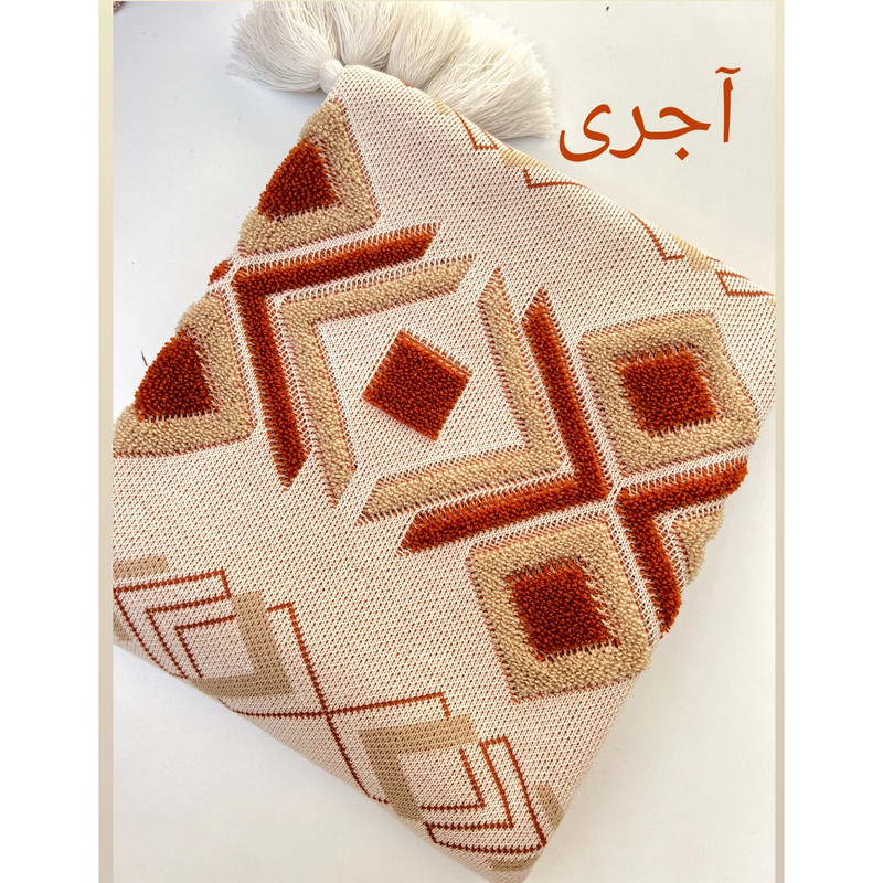 شال مبل مدل پانچدوزی سهند  سایز 170×140 سانتی متر