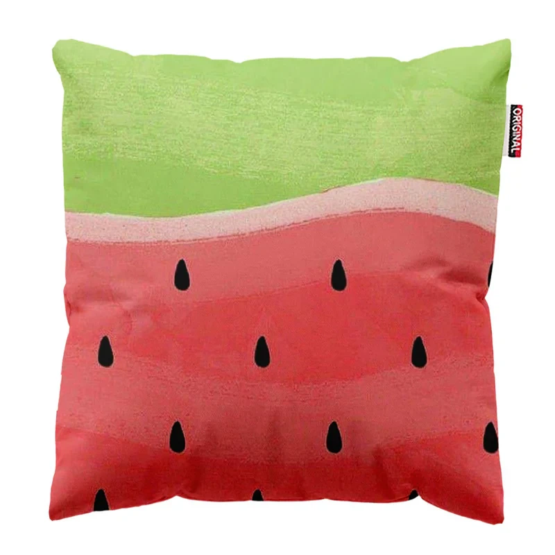 کوسن پاد آفرین مدل هندوانه ای کد 578 سایز 30*30 سانتی متر