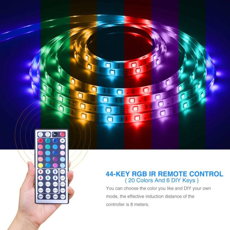 ریسه ال ای دی مدل As plus RGB44 key طول 5 متر