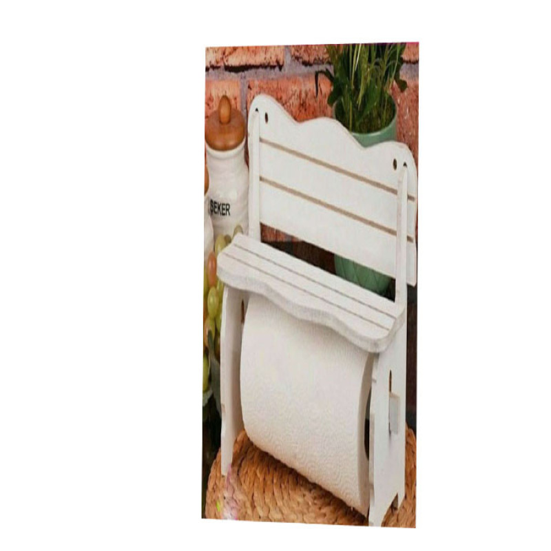 پایه رول دستمال کاغذی طرح نیمکت مدل f.p کد 155