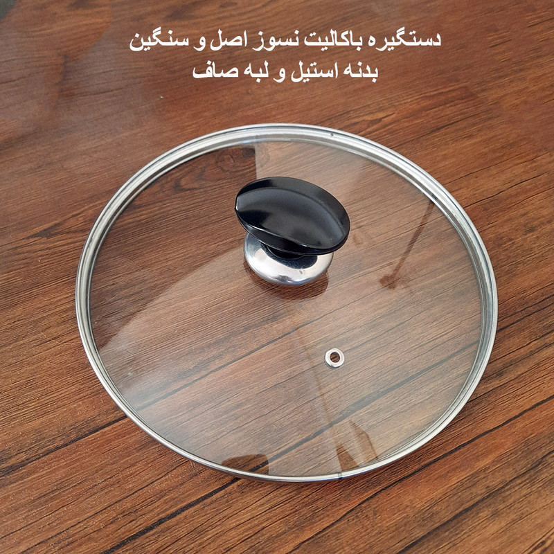 درب قابلمه و تابه مدل B14 سایز 14