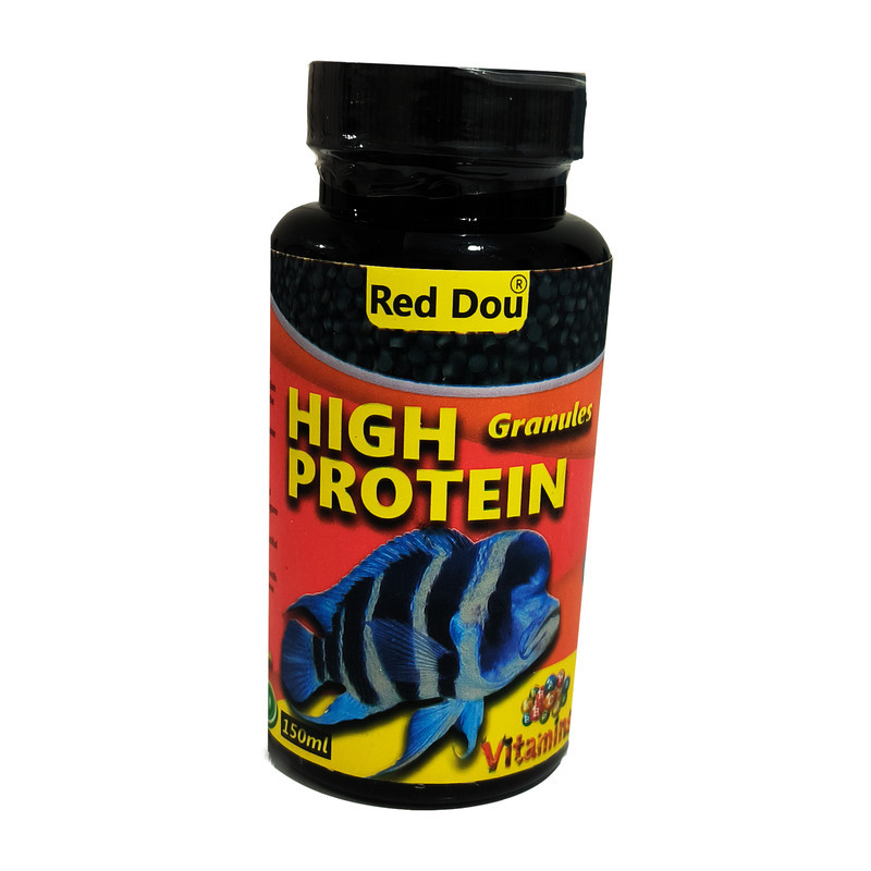 غذا ماهی رد دو مدل High Protein وزن 150 گرم