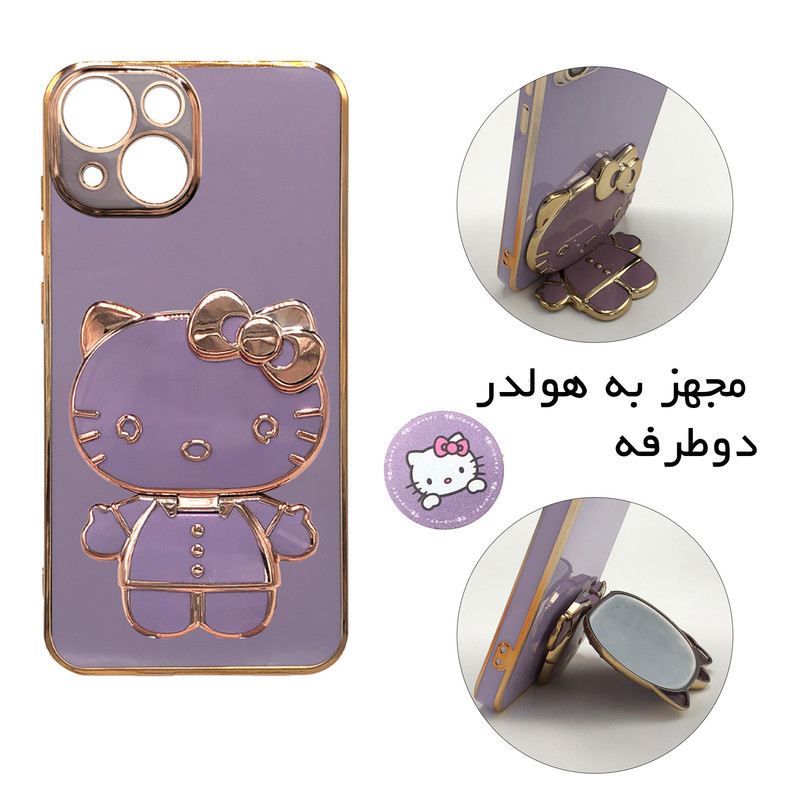 پایه نگهدارنده گوشی موبایل پاپ سوکت مدل kitty