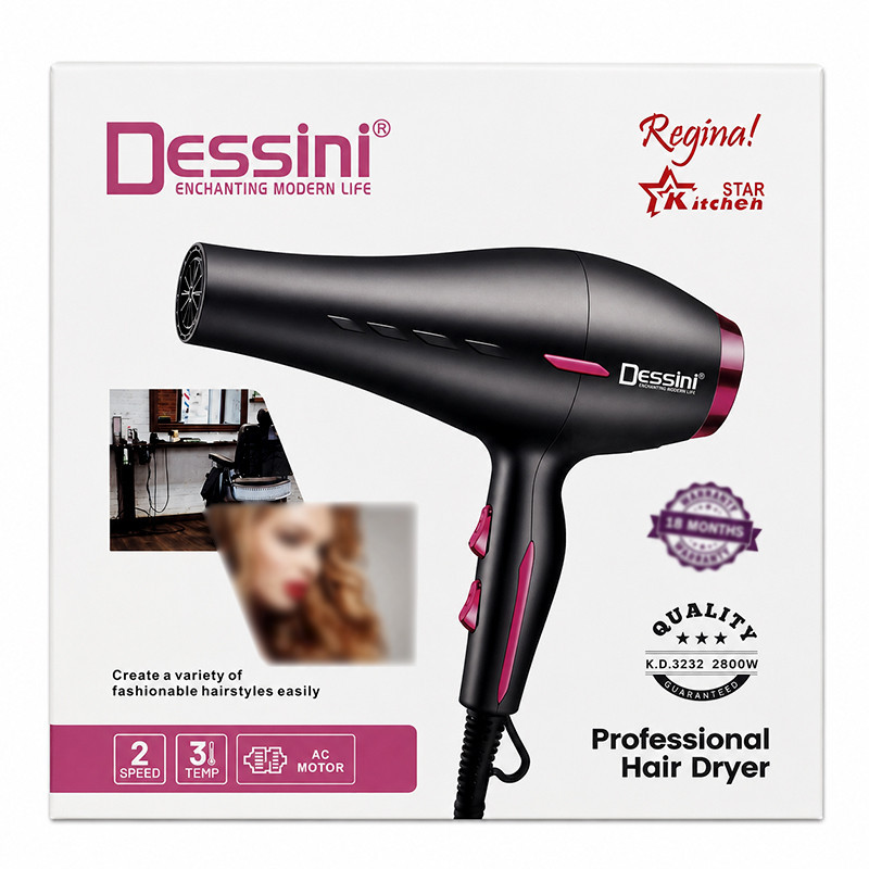 سشوار حرفه ای 2800وات دسینی مدل K.D.3232