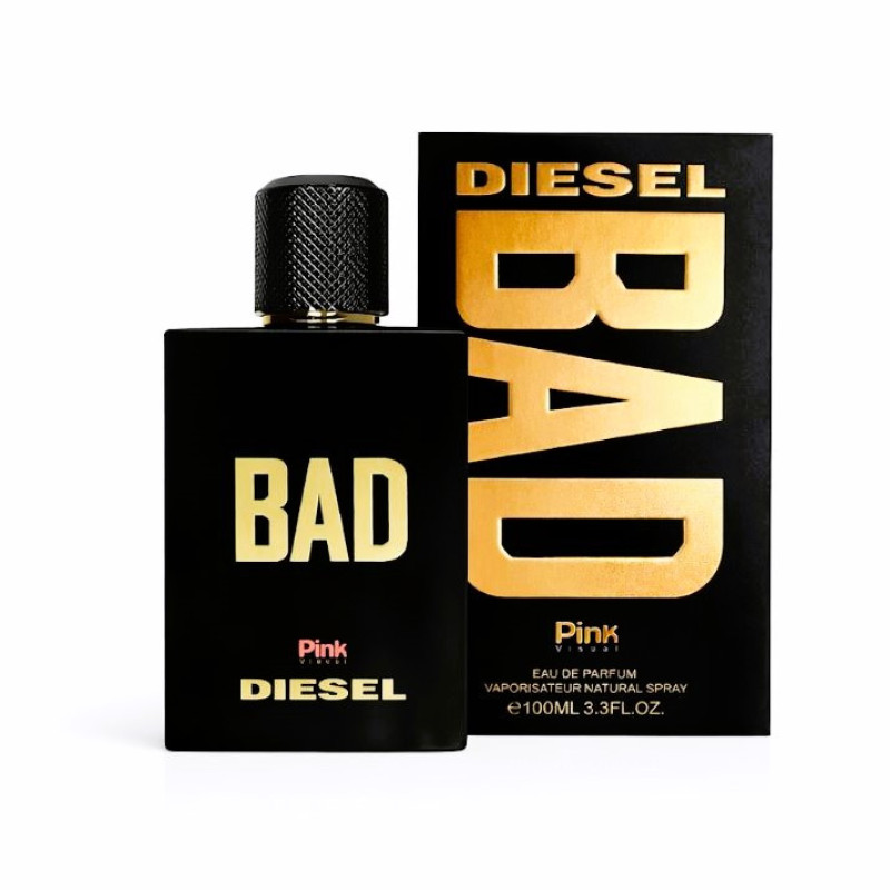 ادو پرفیوم مردانه پینک ویژوآل مدل Bad Diesel با رایحه تلخ حجم 100 میلی لیتر