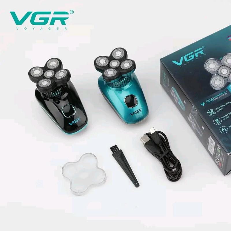 ماشین اصلاح موی سر و صورت شارژی وی جی ار مدل V-304